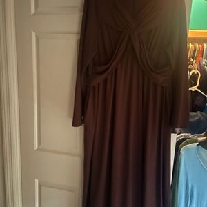 Brown women’s long sleeve dress. Unbranded, Brand new size 2xl